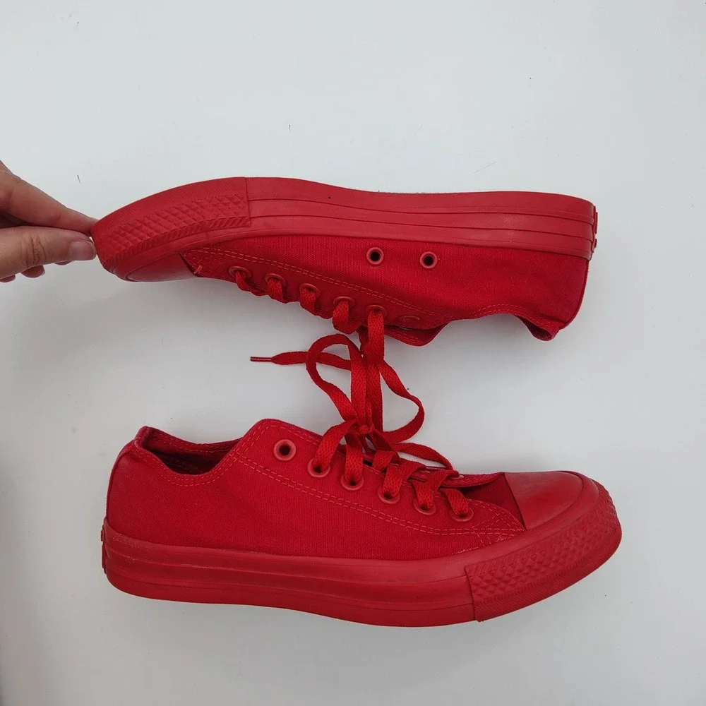 Converse Unisex Indie Retro Skater Bold Chuck Taylor All Star Low Top 7W/5M Red - Picture 2 of 16